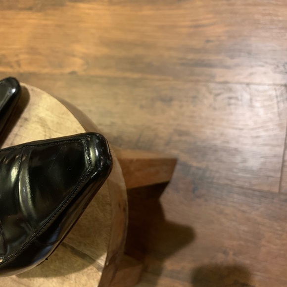 Gucci Black Leather Slingback Heels Size 5B - Picture 4 of 11